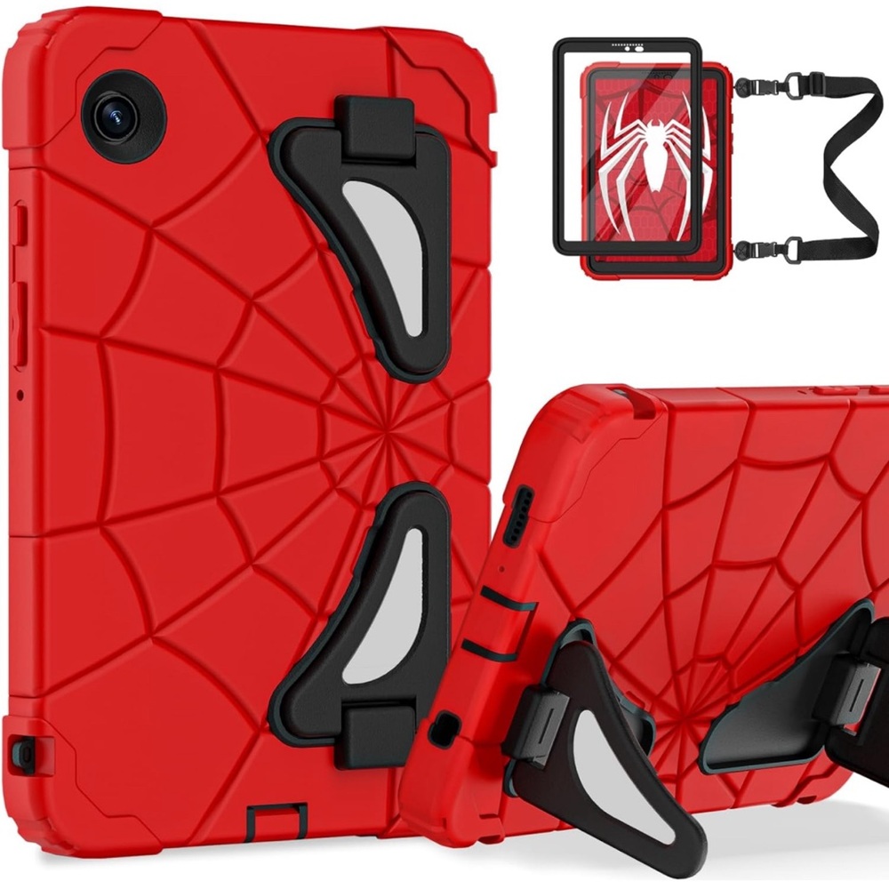 Samsung Galaxy Tablet A9 Case 8.7 Inch, Kids Friendly Spiderman